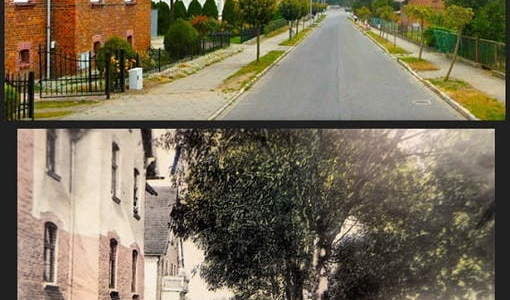 Ul. Kolejowa, a obecnie ul. Dworcowa. Obecnie ulica ta ma około 920 m długości, od Rynku aż za budynek dworca kolejowego. W swojej historii miała różne nazwy: Kolejowa, Dworcowa, Bahnhof Str., Horst Wessel Str. Oprac. T. Kmiotek