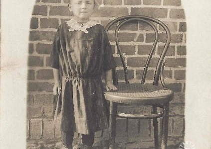 Babcia Klara Neas (z d. Bobrowski) w Ludwikowie