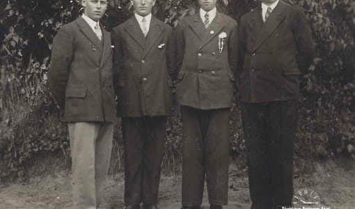 Bracia Neas: Walter, Paul (mój dziadek), Richard, Wilhelm