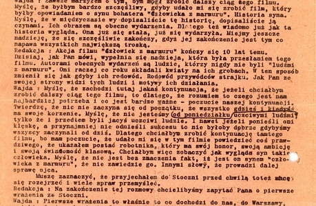 Strajkowy biuletyn informacyjny (str. 4). Z archiwum Ewy Hałas 