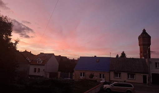 Październikowe przygotowania do zachodu słońca. Fot. J. Makarewicz 