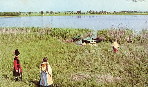 Pocztówka: Krajobraz Ziemi Pałuckiej. Fot. K. Kaczyński. Wyd. Krajowa Agencja Wydawnicza, 1974 r. Z archiwum E. Buysers-Nowickiej