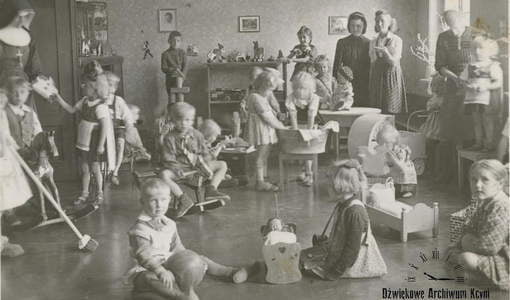 Ochronka w Kcyni. Z archiwum Kazimierza Jaszczaka