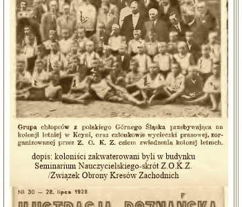 Kolonia letnia w Kcyni. Nadesłał Roman Tadych