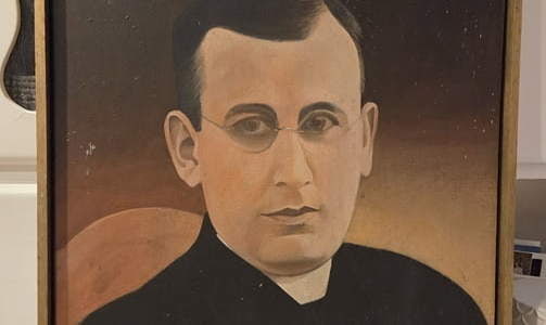 Portret ks. dr Kornela Wierzbickiego. Z archiwum Parafii w Buku