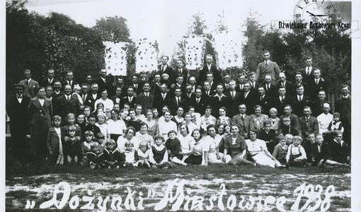 Dożynki w Miastowicach, 1938 r. Z archiwum Ewy Kubiak 