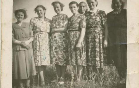  Panie: Dojasiowa, Wojciechowska, Prybińska, Rosowa, Bartniczakowa, Goncarzewiczowa, Kosmatkowa. Z archiwum Ewy Kubiak