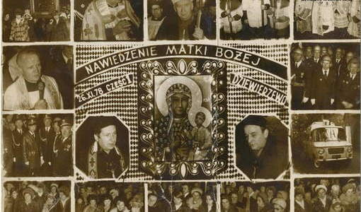 Nawiedzenie kopii obrazu Matki Bożej Częstochowskiej w parafii w Dziewierzewie. Z archiwum Małgorzaty Dobosz