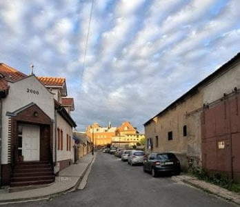 Wracając ze spaceru - taki widok 