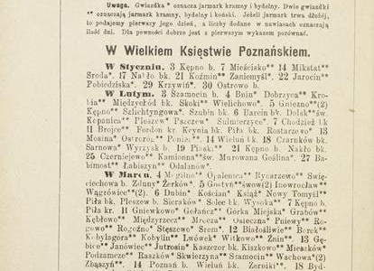 Poznański Kalendarz na Rok  ..  R. 29 (1902) - wyd. 1901 - źródło: polona.pl