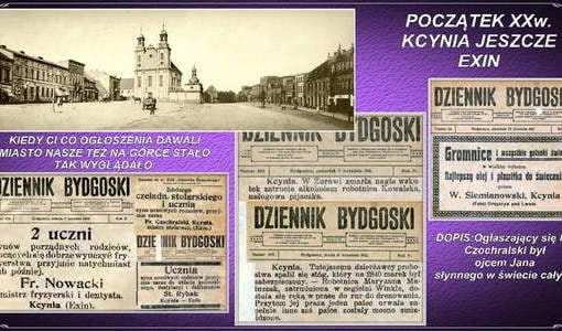 KCYNIA DAWNE GAZETOWE OGŁOSZENIA. Nadesłał Roman Tadych 
