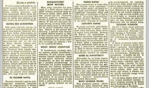 Dzień dobry! Gazeta codzienna. 4 grudnia 1935 r. Nadesłał Roman Tadych 