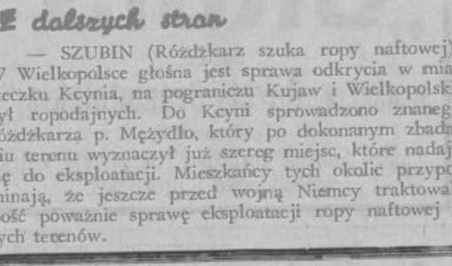 Różdżkarz szuka ropy naftowej
