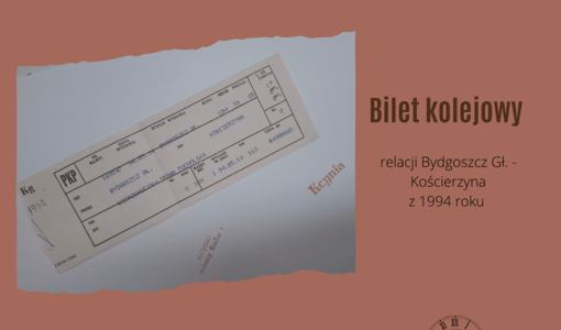 Bilet kolejowy z lat 90. Z archiwum Piotra Mantycha 