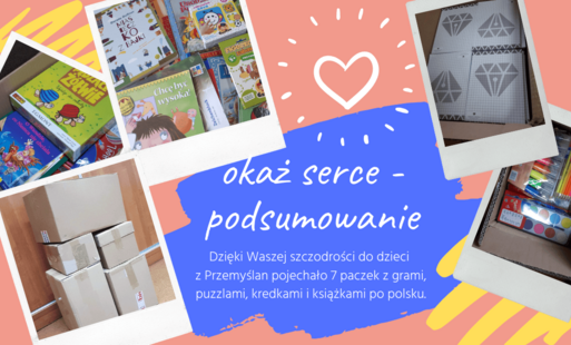 Zdjęcie do Dziękujemy za okazane serce 