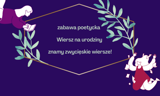 Zdjęcie do Zabawa poetycka - znamy najlepsze wiersze!