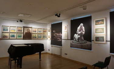 Otwarcie wystawy prac o. Efrema Marii z Kcyni 