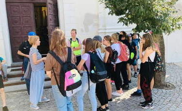 Uczniowie z Mycielewa na wycieczce w Kcyni 