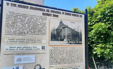 Historia społeczności żydowskiej w Kcyni - jest tablica!